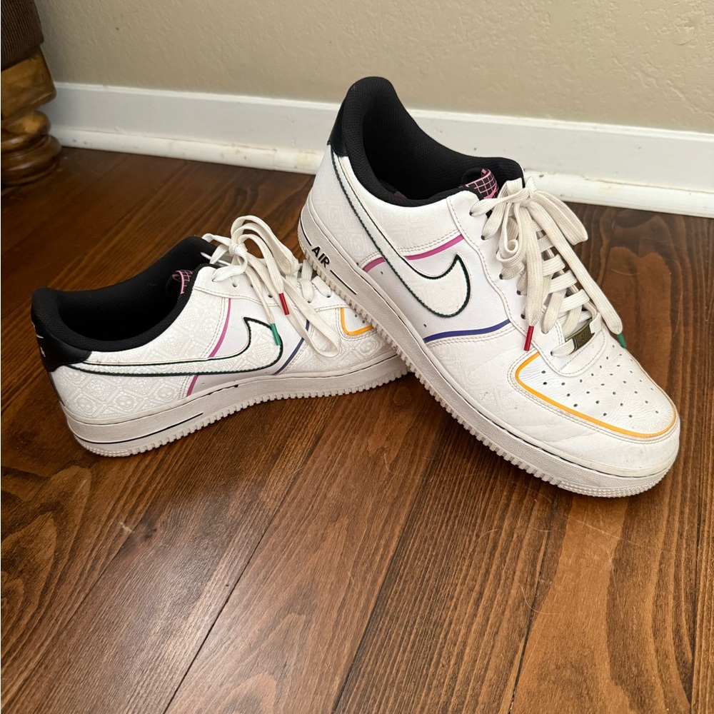 Nike Air Force 1 - day of the dead shoes